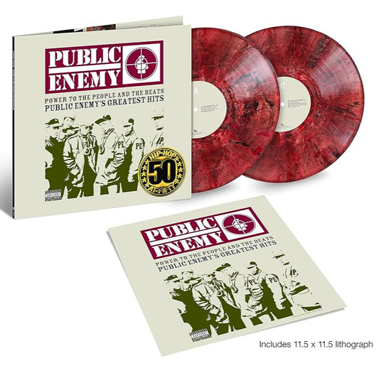 Public Enemy "Power To The People And The Beats (Greatest Hits)" 2xLP (Blood Red Vinyl, Black Smoke)