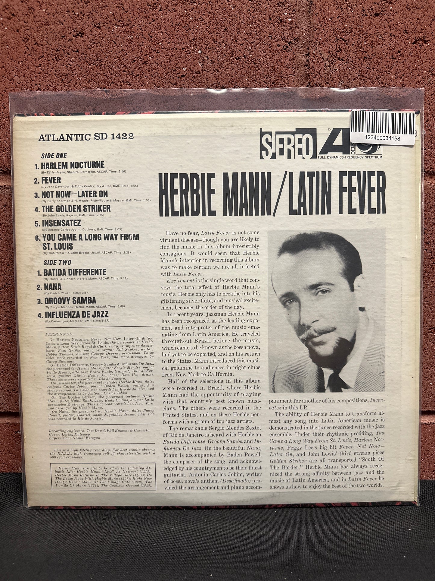 Used Vinyl:  Herbie Mann ”Latin Fever” LP