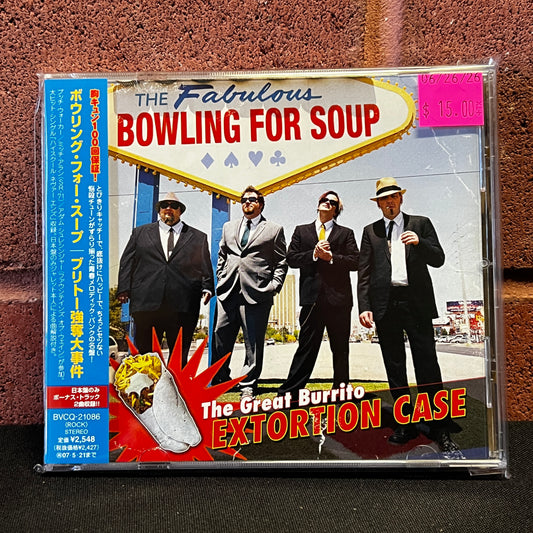 Used CD: Bowling For Soup "The Great Burrito Extortion Case" CD (2006 Japanese Press w/ Bonus Tracks)