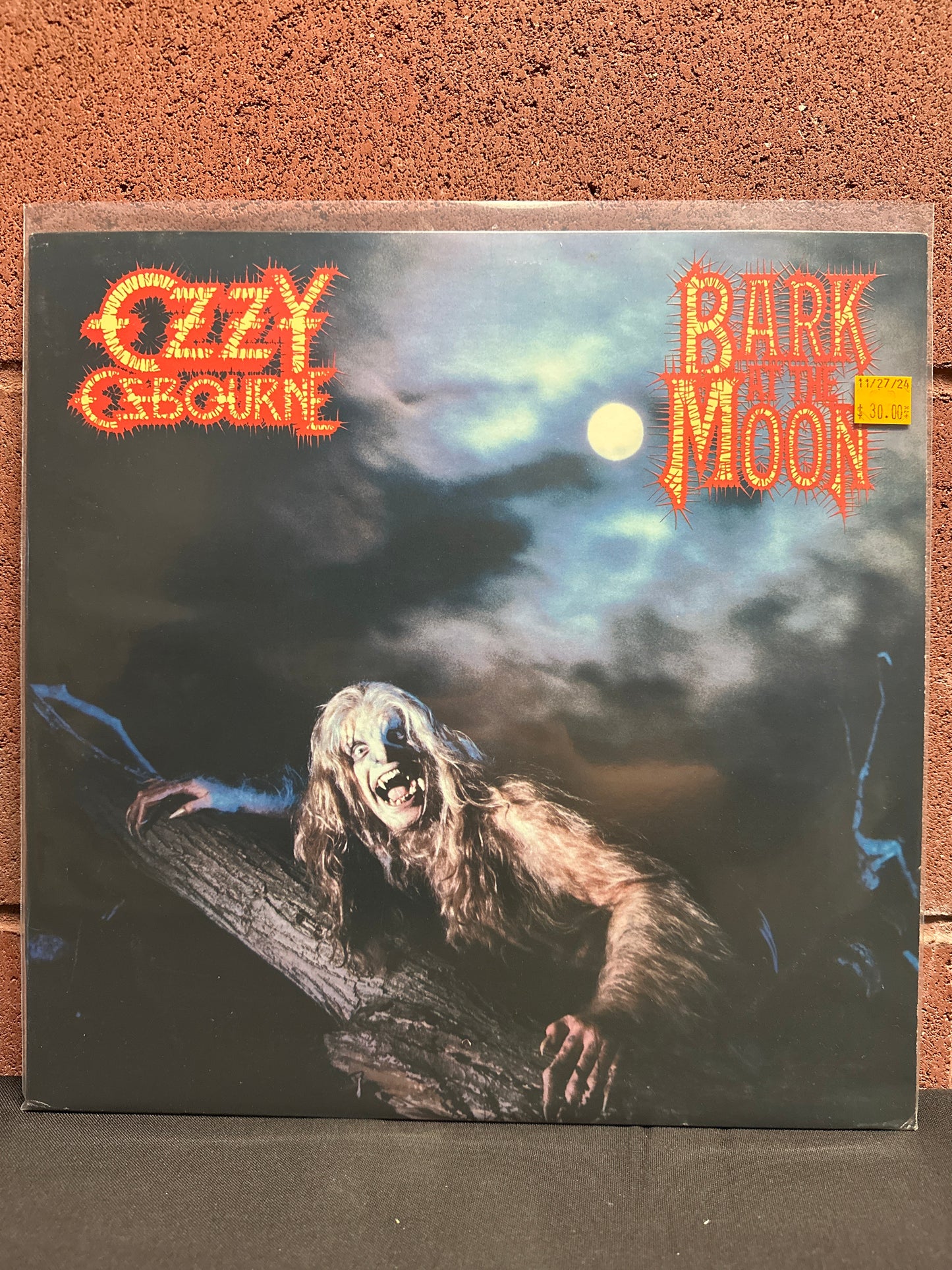 Used Vinyl:  Ozzy Osbourne ”Bark At The Moon” LP