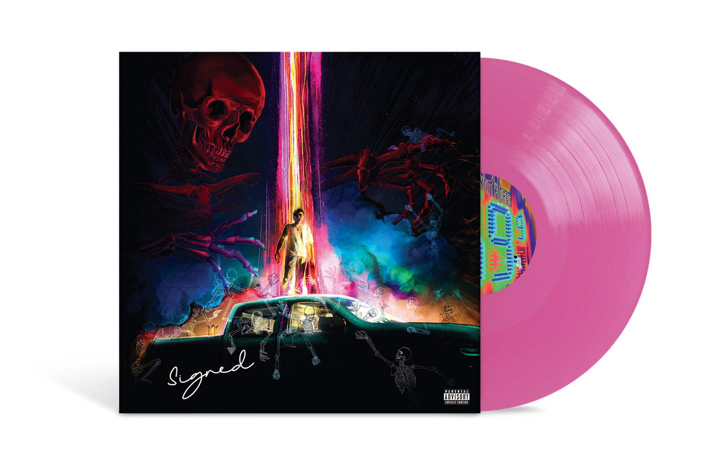 PRE-ORDER: Wyatt Flores "Scared of Heights" LP (Neon Pink Vinyl, Signed)
