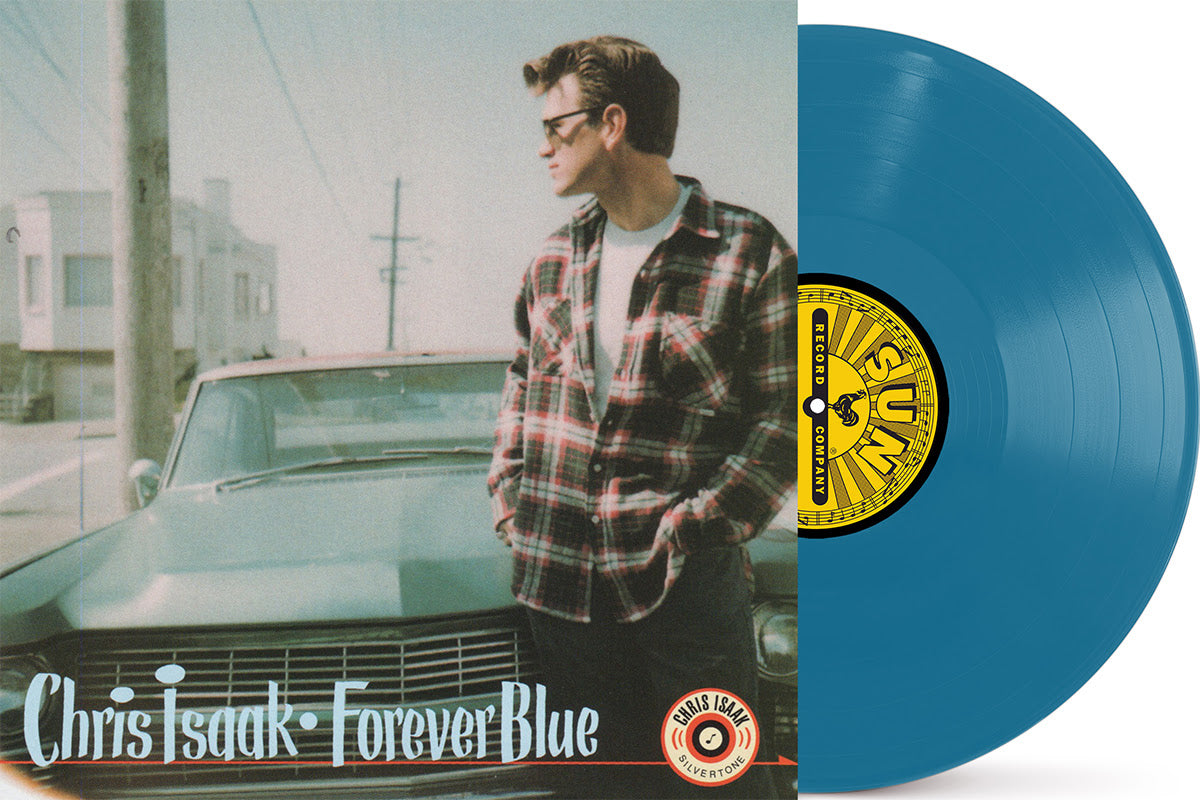 Chris Isaak "Forever Blue" LP (Aqua Blue Vinyl)