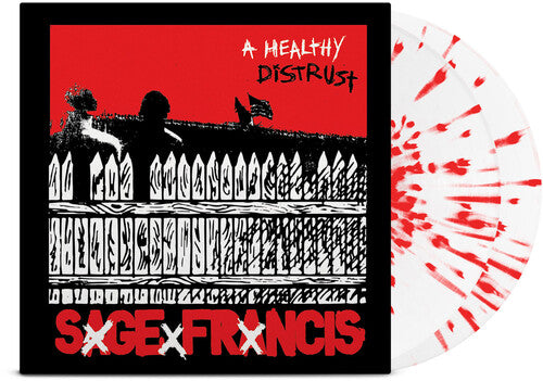 Sage Francis "A Healthy Distrust - Deluxe Anniversary Edition" 2xLP (White w/ Red Splatter Vinyl)