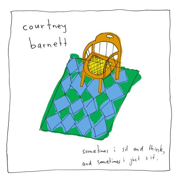 Courtney Barnett "Sometimes I Sit and Think, and Sometimes I Just Sit" LP (Indie Exclusive Clear w/Red & Yellow Splatter Vinyl)