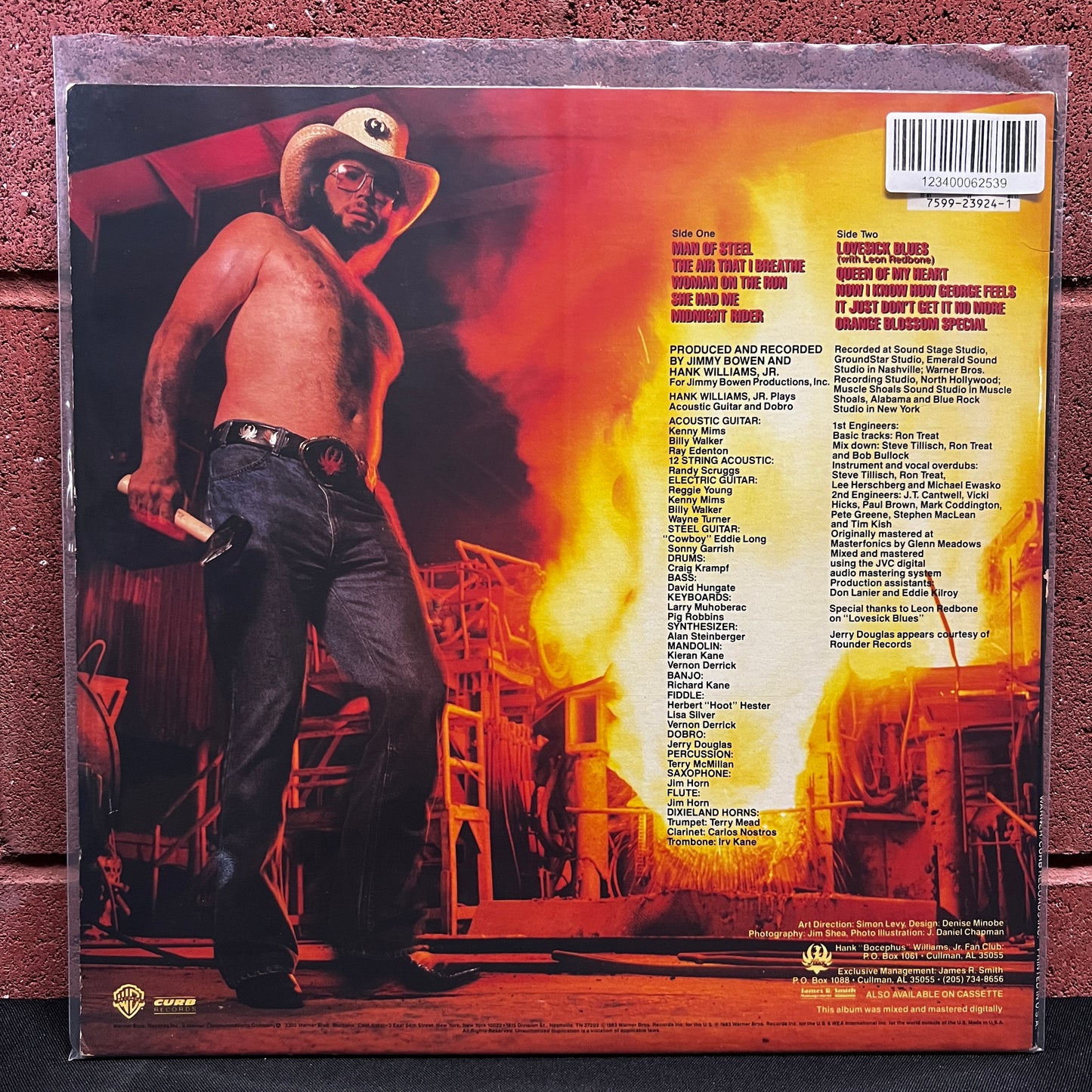 Used Vinyl: Hank Williams Jr. "Man of Steel" LP