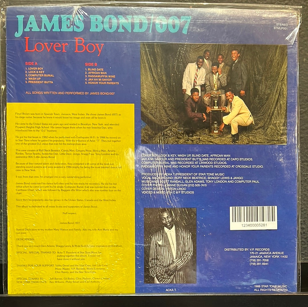 USED VINYL: James Bond/007 "Lover Boy" LP