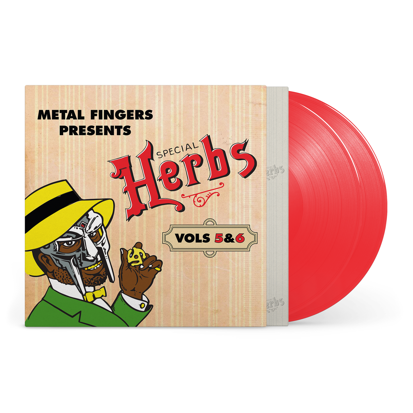 MF DOOM "Metal Fingers Presents: Special Herbs Vol. 5 & 6" 2xLP (Apple Red Vinyl)