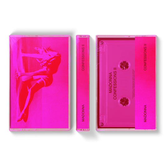 PRE-ORDER: Madonna "CONFESSIONS II" Cassette (Translucent Pink Body)