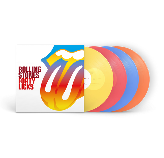 PRE-ORDER: The Rolling Stones "Forty Licks" 4xLP (180g Transparent Multicolor Vinyl)