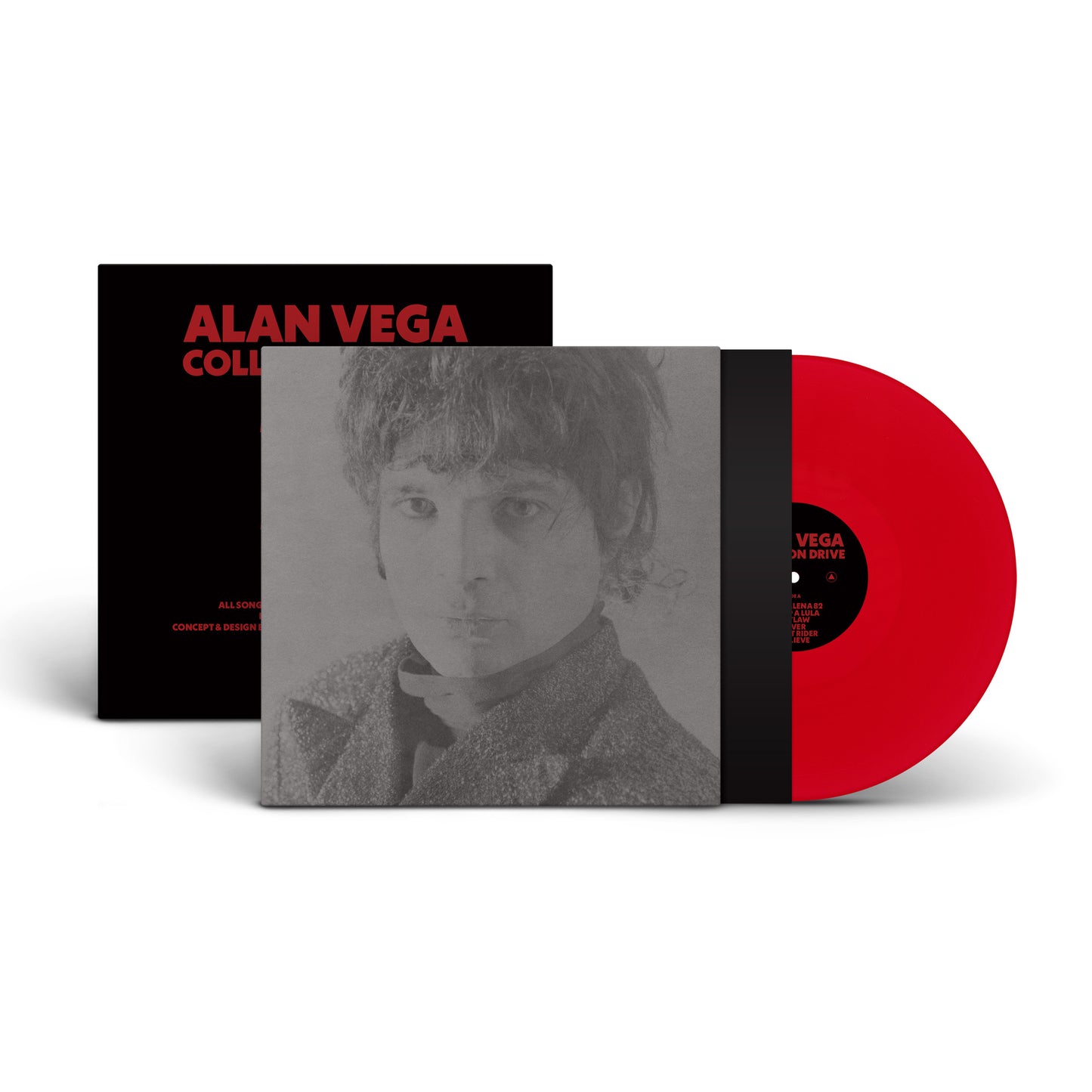 PRE-ORDER: Alan Vega "Collision Drive (Remastered)" LP (Red Vinyl)