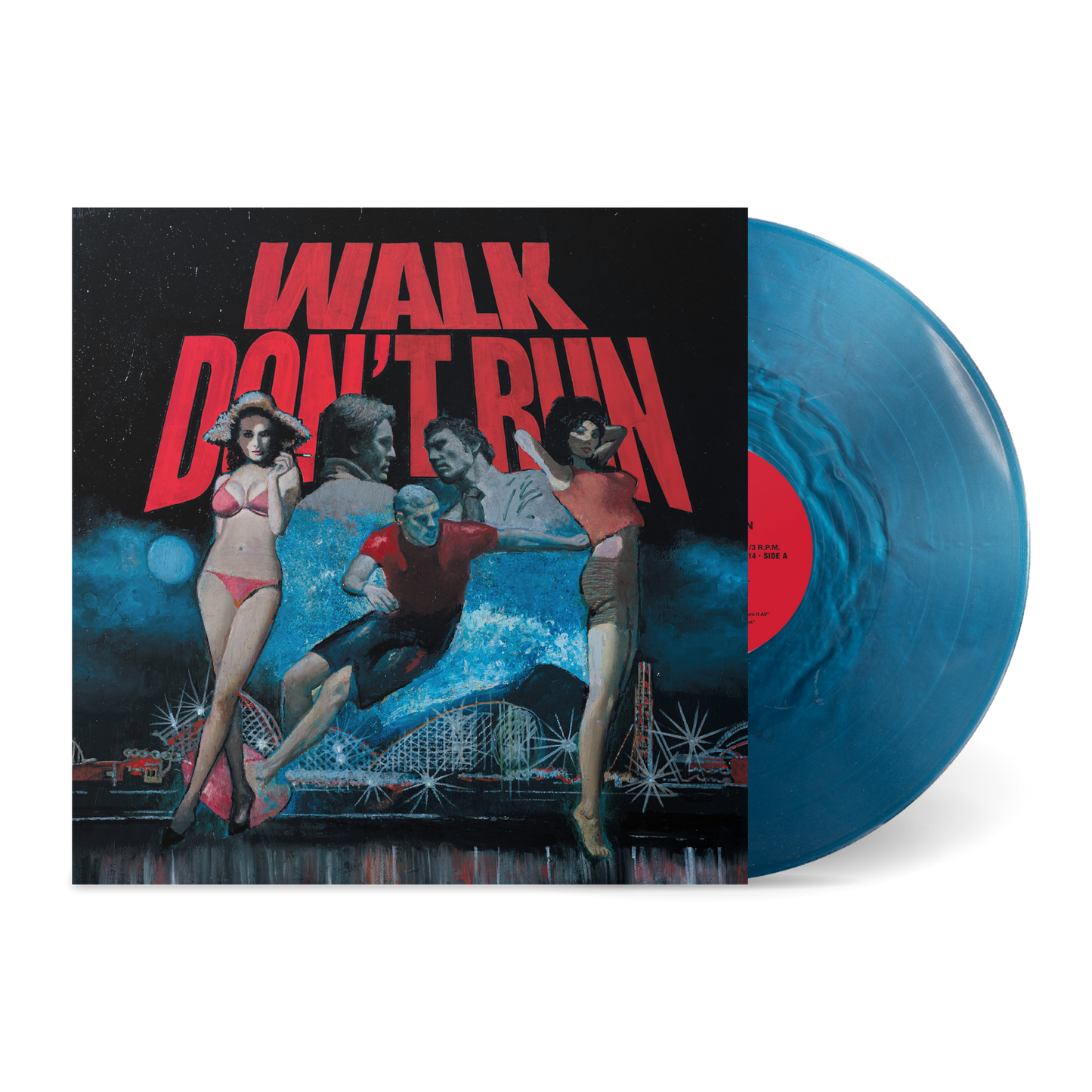 PRE-ORDER: V/A "Walk Don't Run" LP (Blue Vinyl)