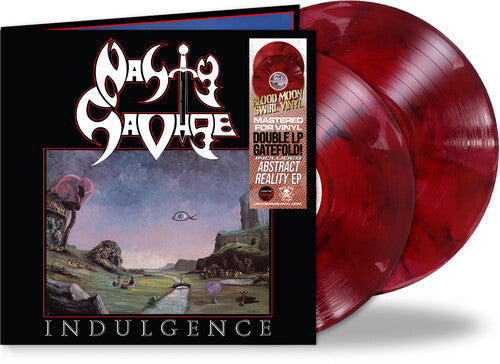 PRE-ORDER: Nasty Savage "Indulgence / Abstract Reality" 2xLP ("Blood Moon" Red Swirl Vinyl)