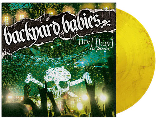 PRE-ORDER: Backyard Babies "Live Live In Paris" LP (Numbered, 180g Yellow & Black Marble Vinyl, Import)
