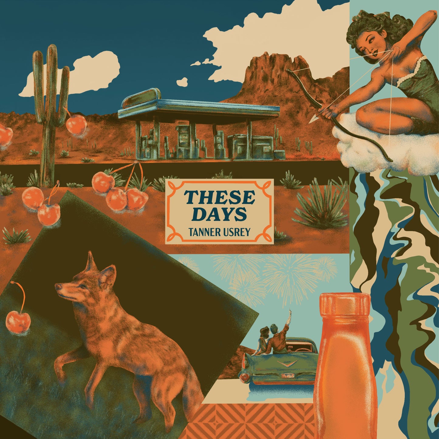 Tanner Usrey "These Days" LP (Orange Blend Vinyl)