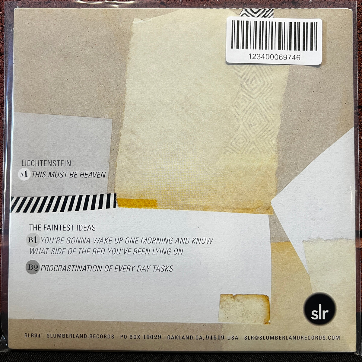 Used Vinyl: Liechtenstein / Faintest Ideas "Searching For The Now 5" 7" (Black/Cream swirl vinyl))