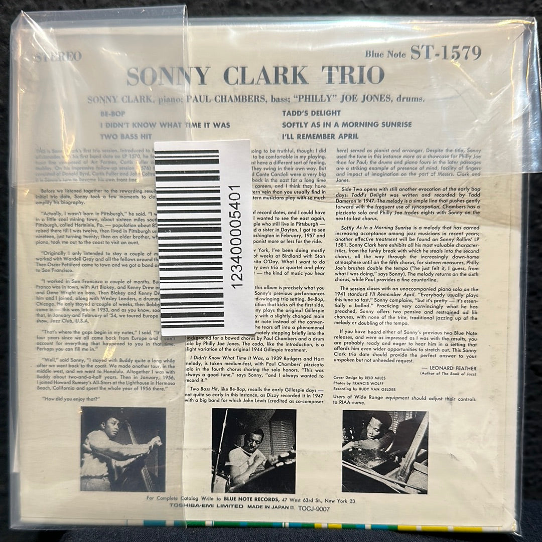 USED DISC: Sonny Clark Trio ‎"Sonny Clark Trio" CD (Japanese Disc)