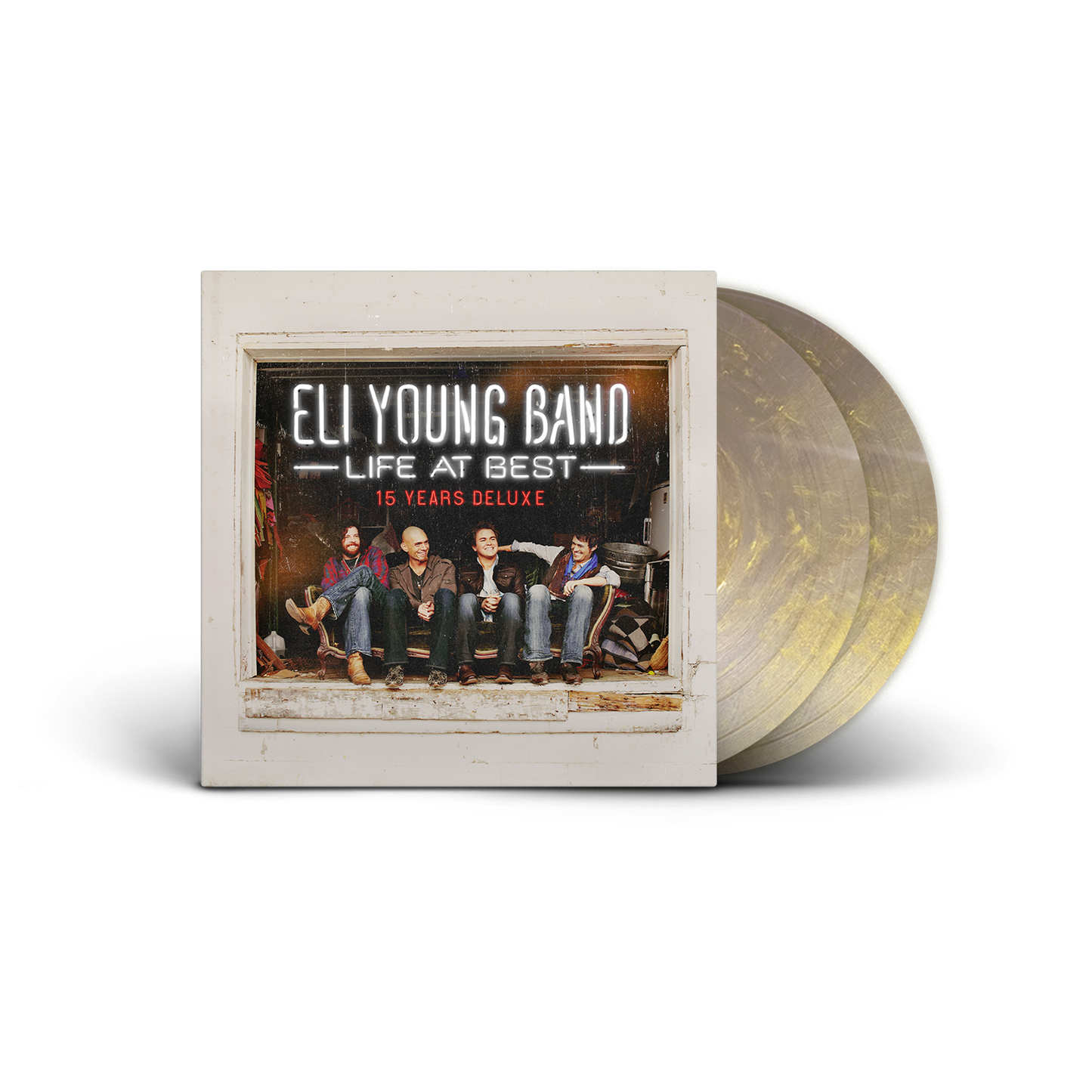 PRE-ORDER: Eli Young Band "Life At Best (15 Years Deluxe)" 2xLP (Gold Dust Swirl Vinyl)