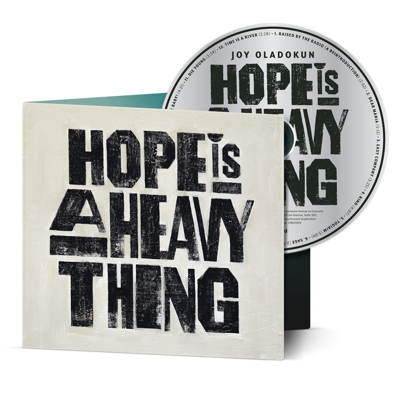EMBARGO 7/24 PRE-ORDER: Joy Oladokun "Hope Is A Heavy Thing" LP (Transparent Black Ice Vinyl)