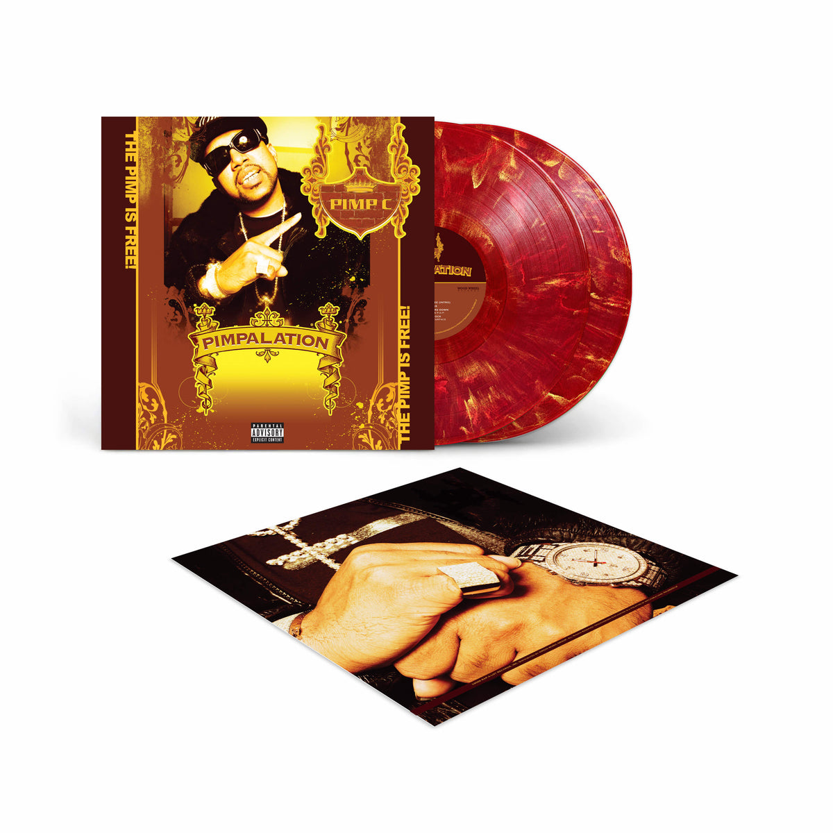 PRE-ORDER: Pimp C "Pimpalation (20th Anniversary Reissue)" 2xLP (Indie Exclusive "Bordeaux Gold" Color Vinyl)