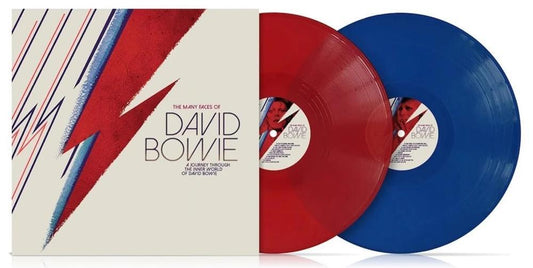 PRE-ORDER: Various Artists "The Many Faces Of David Bowie" 2xLP (Transparent Red & Blue Vinyl)