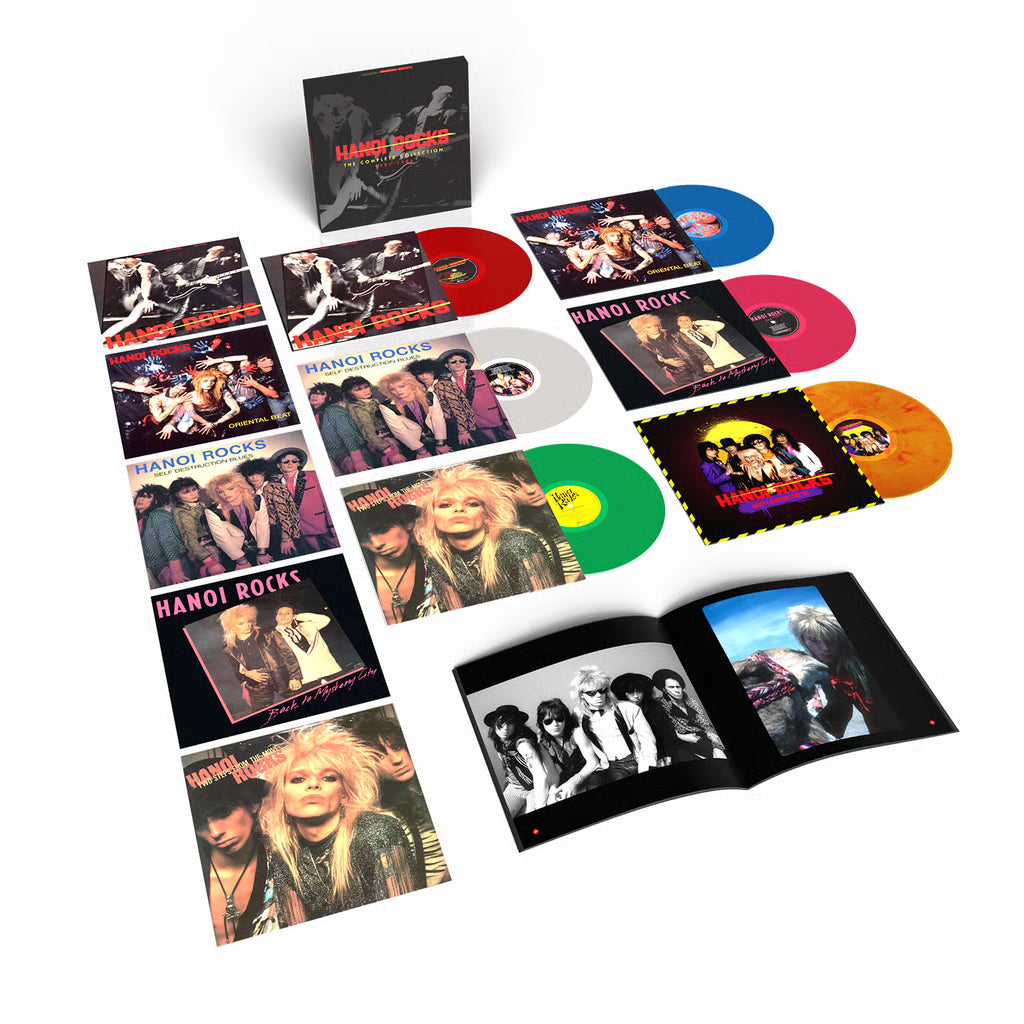 PRE-ORDER: Hanoi Rocks "The Complete Collection (1981-1984)" 6xLP (Multicolor Vinyl)