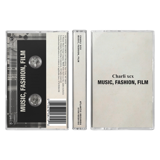 PRE-ORDER: Charli XCX "Music, Fashion, Film" Cassette