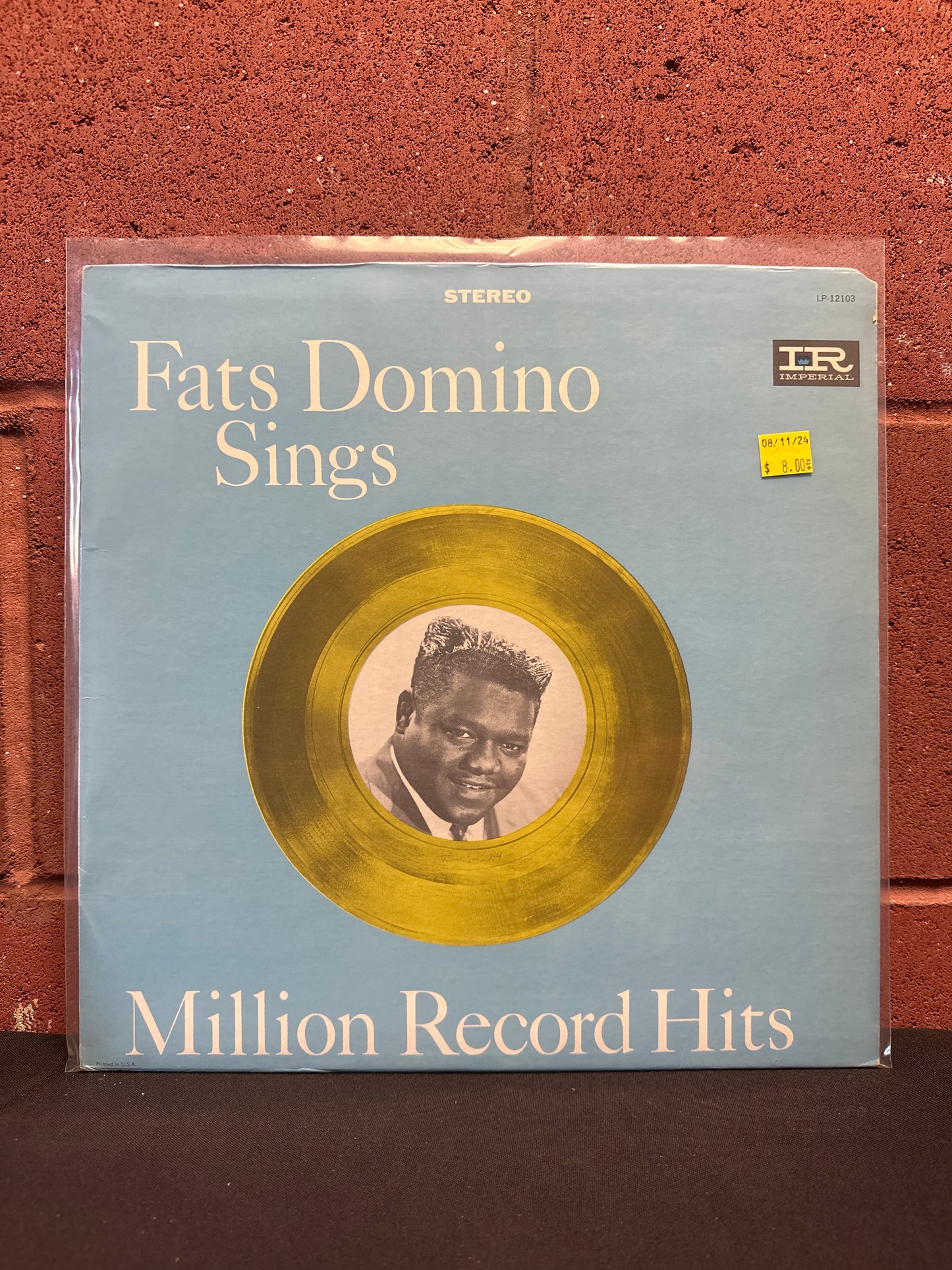 Used Vinyl:  Fats Domino ”Sings Million Record Hits” LP