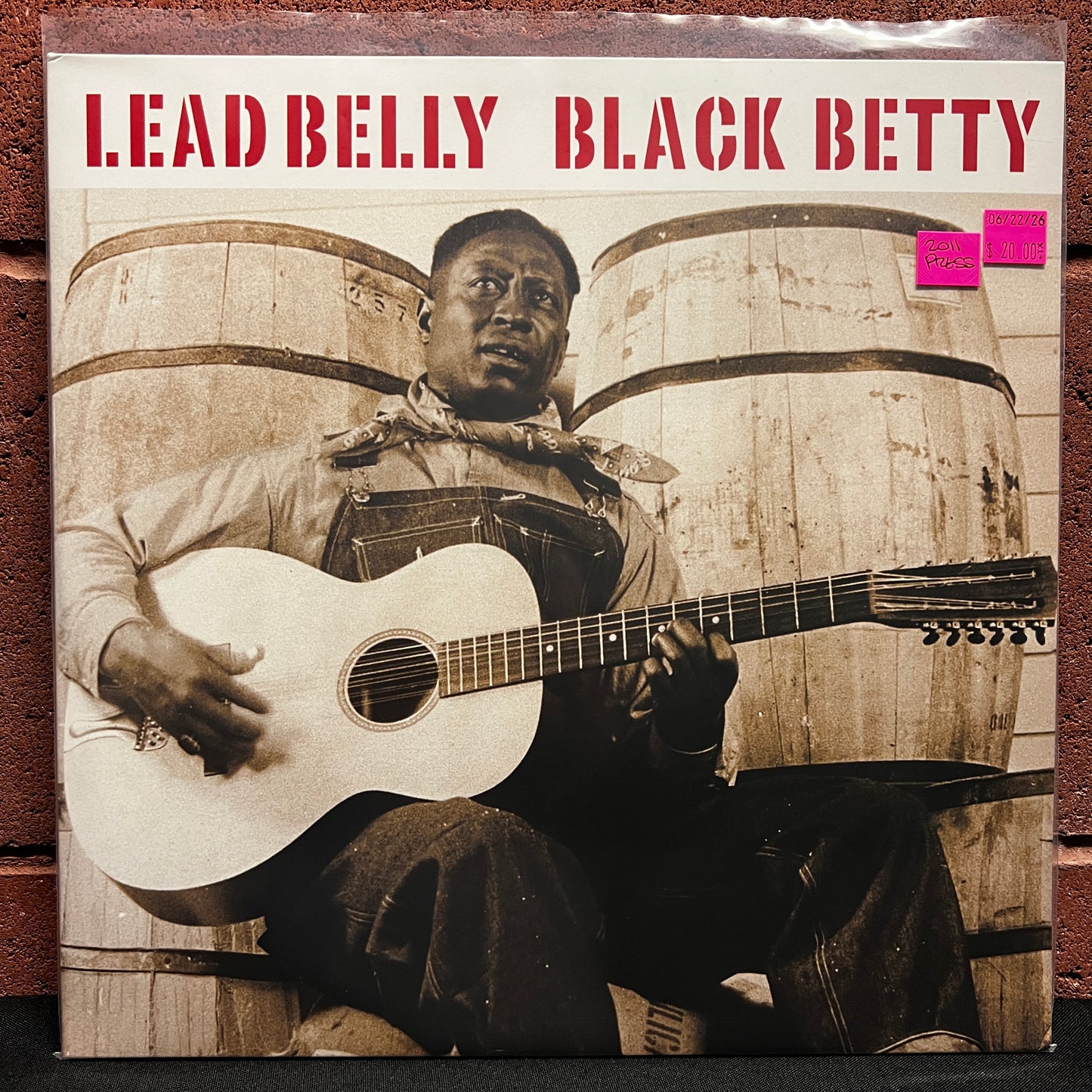 Used Vinyl: Lead Belly "Black Betty" 2xLP (2011 Press)