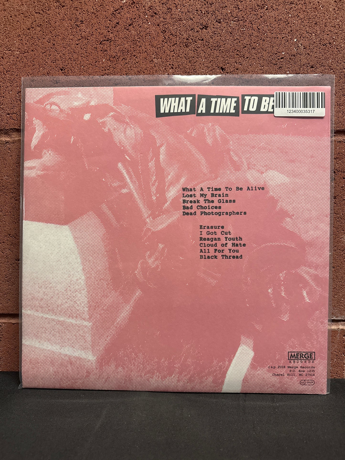 Used Vinyl:  Superchunk ”What A Time To Be Alive” LP (Pink in Clear vinyl)