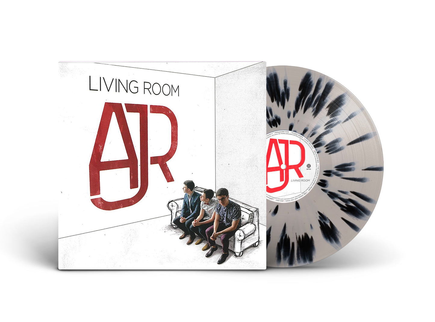 AJR "Living Room" LP (Bone/Black Splatter Vinyl)