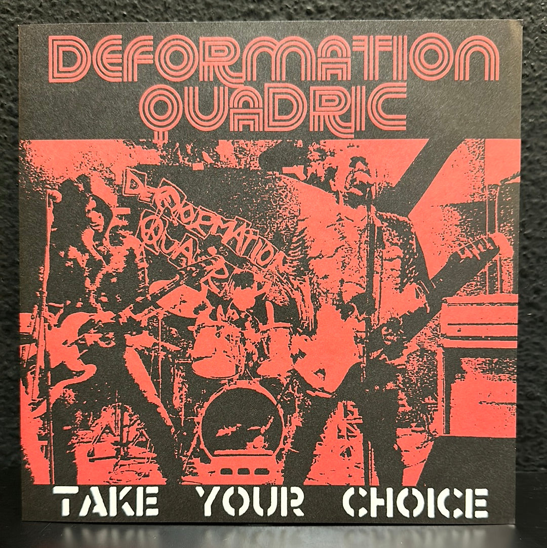 USED VINYL: Deformation Quadric “Take Your Choice” 7" Flexi