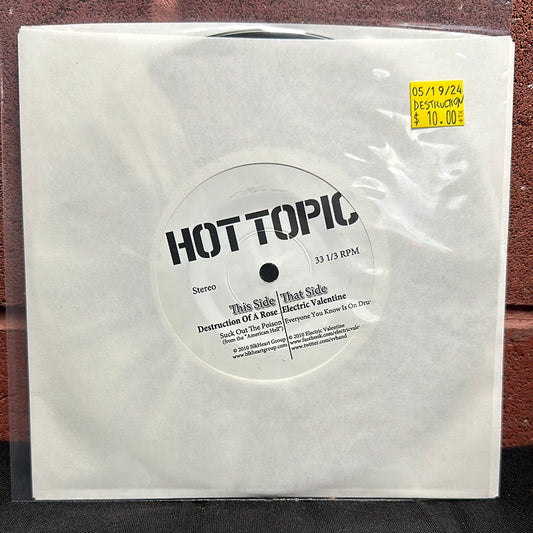 Used Vinyl:  Electric Valentine / Destruction Of A Rose ”Hot Topic” 7" (Promo)