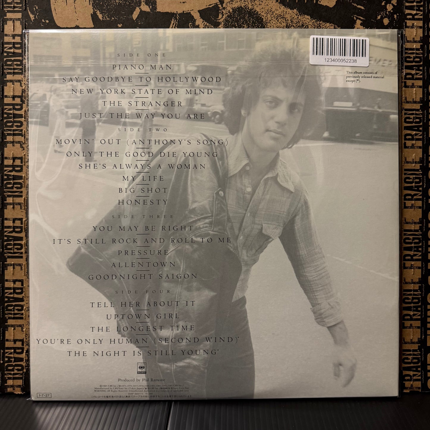 Used Vinyl: Billy Joel "Greatest Hits Volume I & Volume II" 2xLP (First Japanese Press 1985)