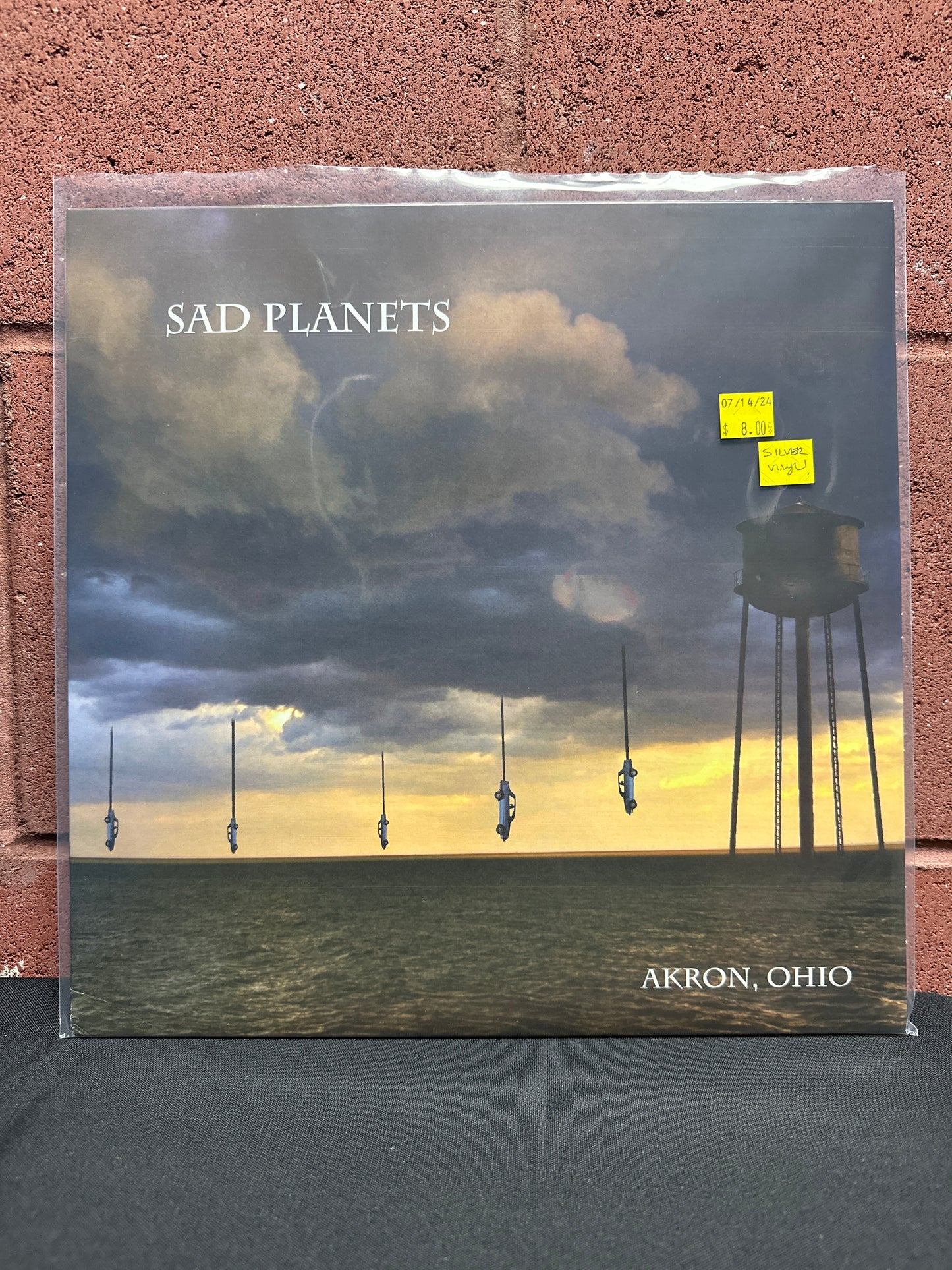 Used Vinyl:  Sad Planets ”Akron, Ohio” LP (Silver vinyl)