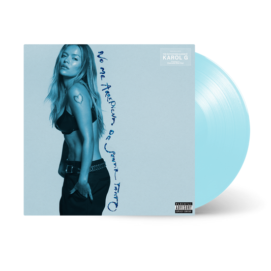 PRE-ORDER: KAROL G "NO ME ARREPIENTO DE SENTIR TANTO" LP ("Clearwater Blue" Color Vinyl)