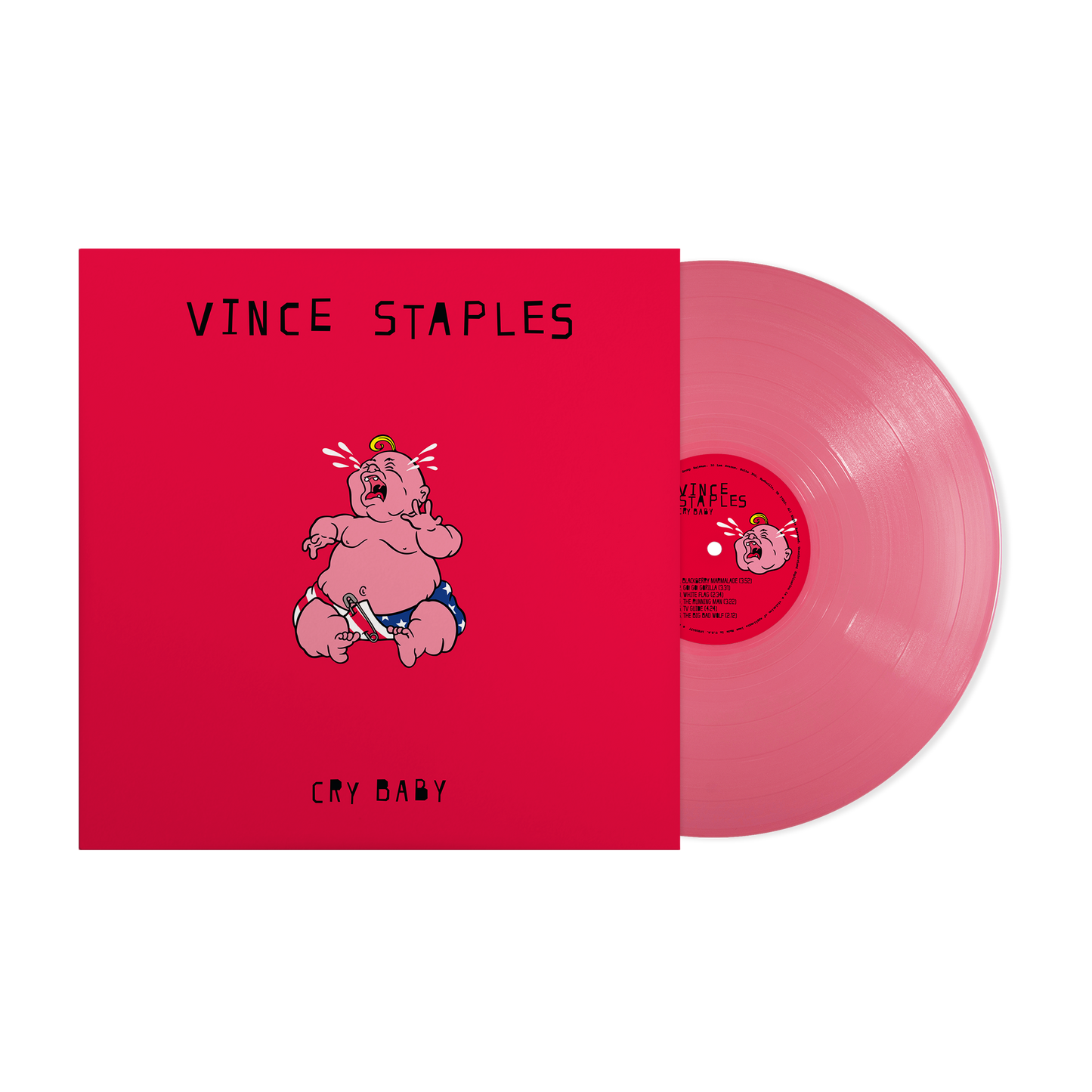 PRE-ORDER: Vince Staples "Cry Baby" LP (Baby Pink Vinyl)
