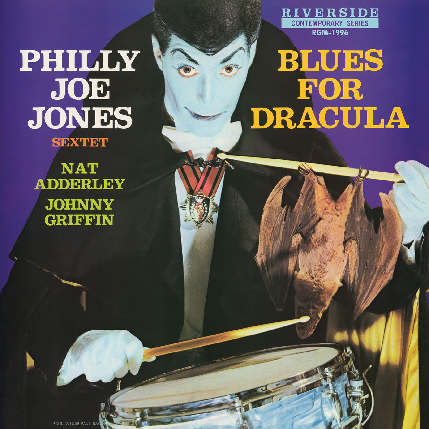Philly Joe Jones Sextet "Blues for Dracula" LP (Dark "Coffin Velvet" Purple Vinyl)