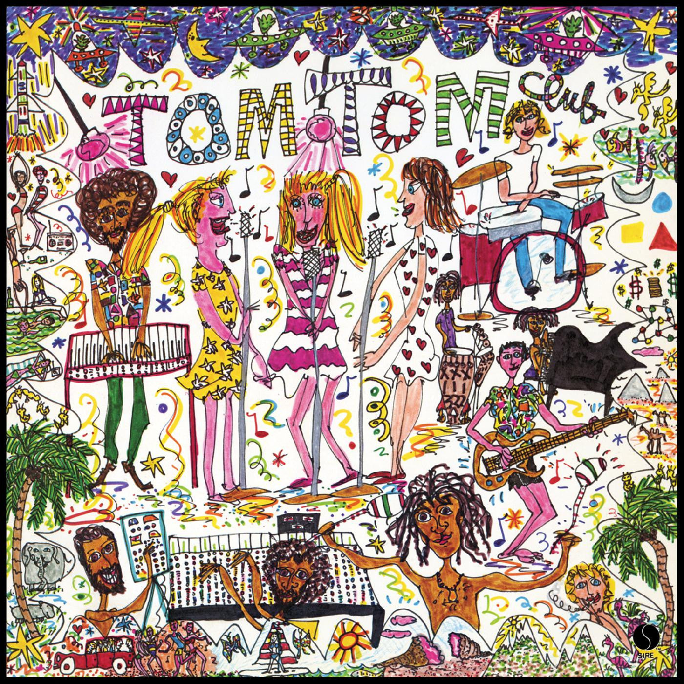 PRE-ORDER: Tom Tom Club "S/T (45th Anniversary Edition)" LP (Clear with Pink, White & Green Splatter Vinyl)