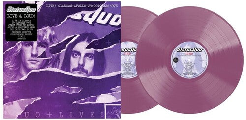 PRE-ORDER: Status Quo "28th October 1976 Live" 2xLP (Nightshade Purple Vinyl, Import)