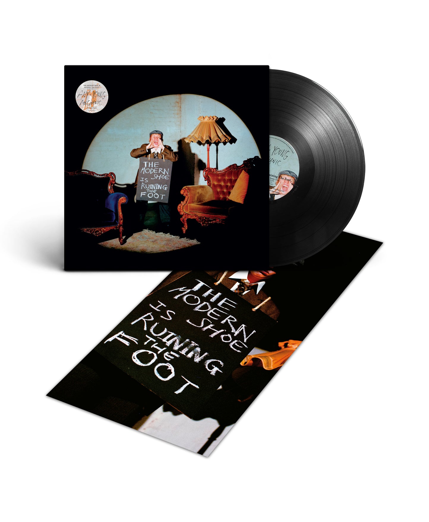 PRE-ORDER: Any Young Mechanic "The Modern Shoe Is Ruining The Foot" LP (Eco-Mix Black Vinyl + Poster)