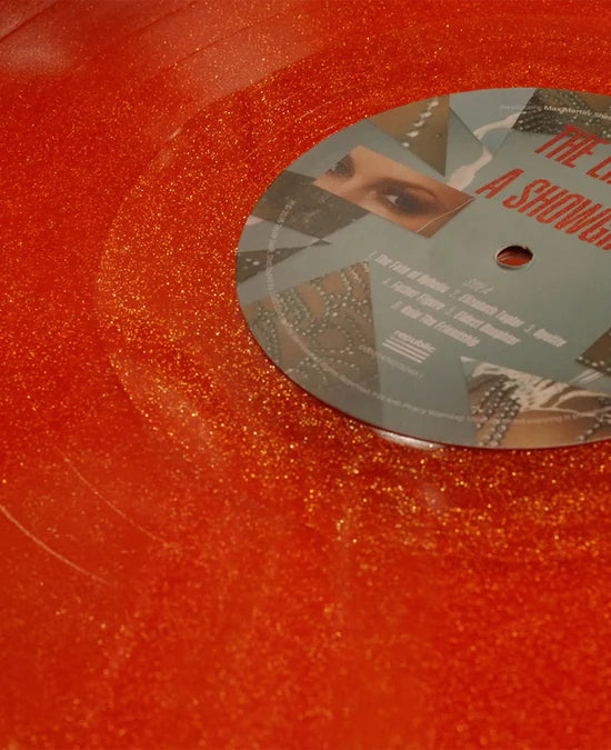 Taylor Swift "The Life of a Showgirl" LP ("Sweat & Vanilla Perfume" Portofino Orange Glitter Vinyl)