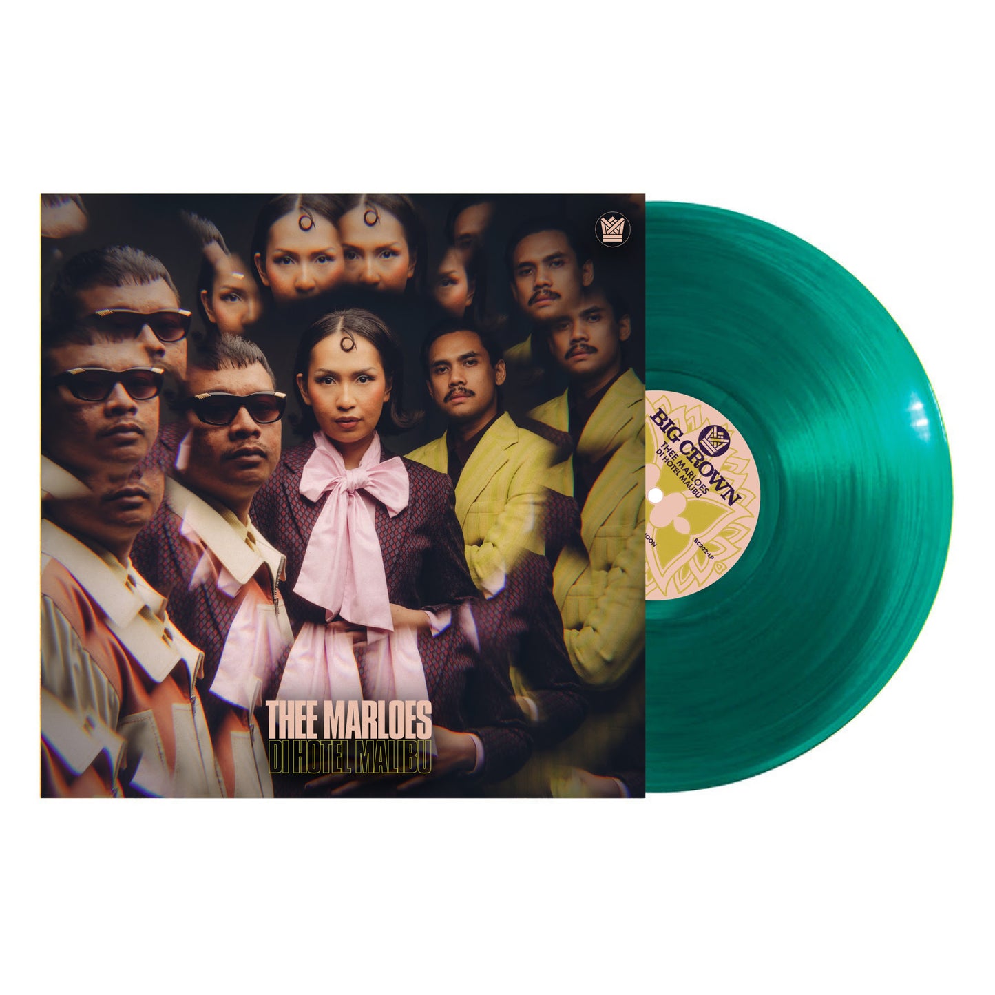 PRE-ORDER: Thee Marloes "Di Hotel Malibu" LP (Indie Exclusive Clear Emerald Vinyl)