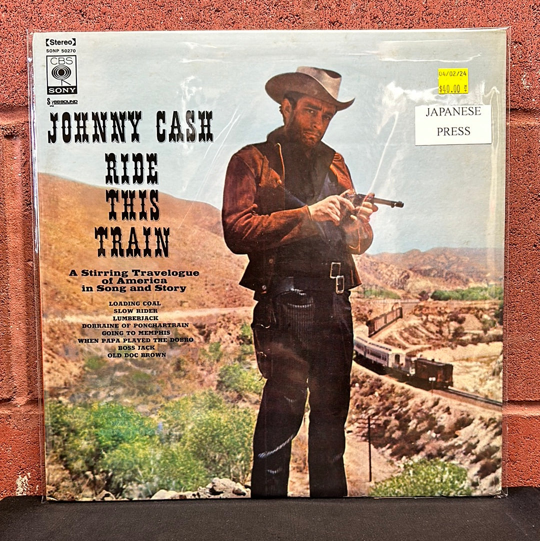 Used Vinyl:  Johnny Cash "Ride This Train" LP (Japanese Press)