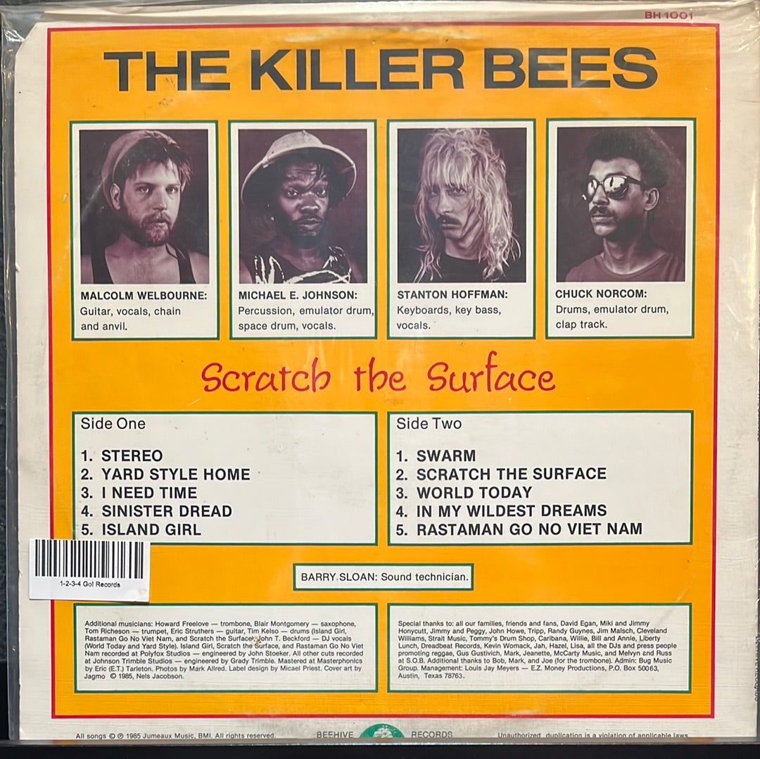 USED VINYL: The Killer Bees "Scratch The Surface" LP