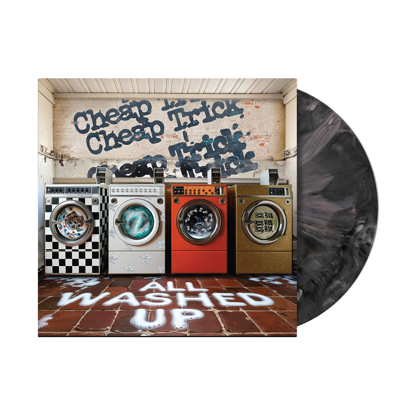 Cheap Trick "All Washed Up" LP (Graphite Marble Vinyl)
