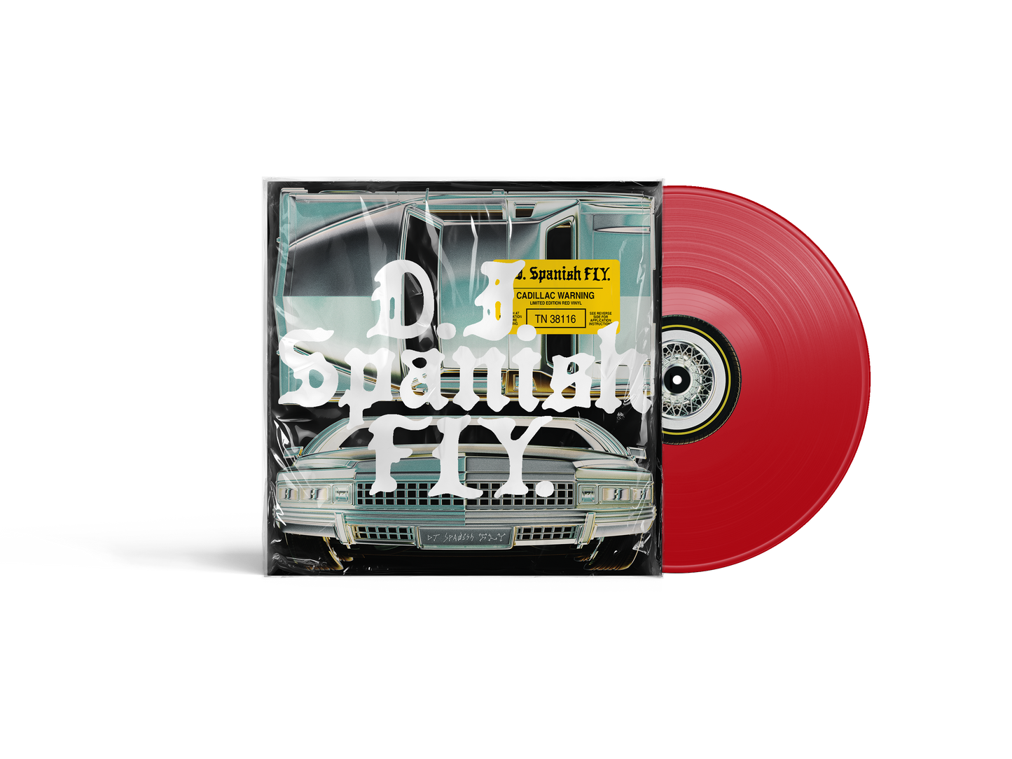 PRE-ORDER: DJ Spanish Fly "Cadillac Warning" LP (Red Vinyl)