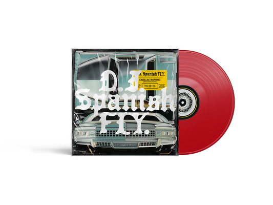 PRE-ORDER: DJ Spanish Fly "Cadillac Warning" LP (Red Vinyl)