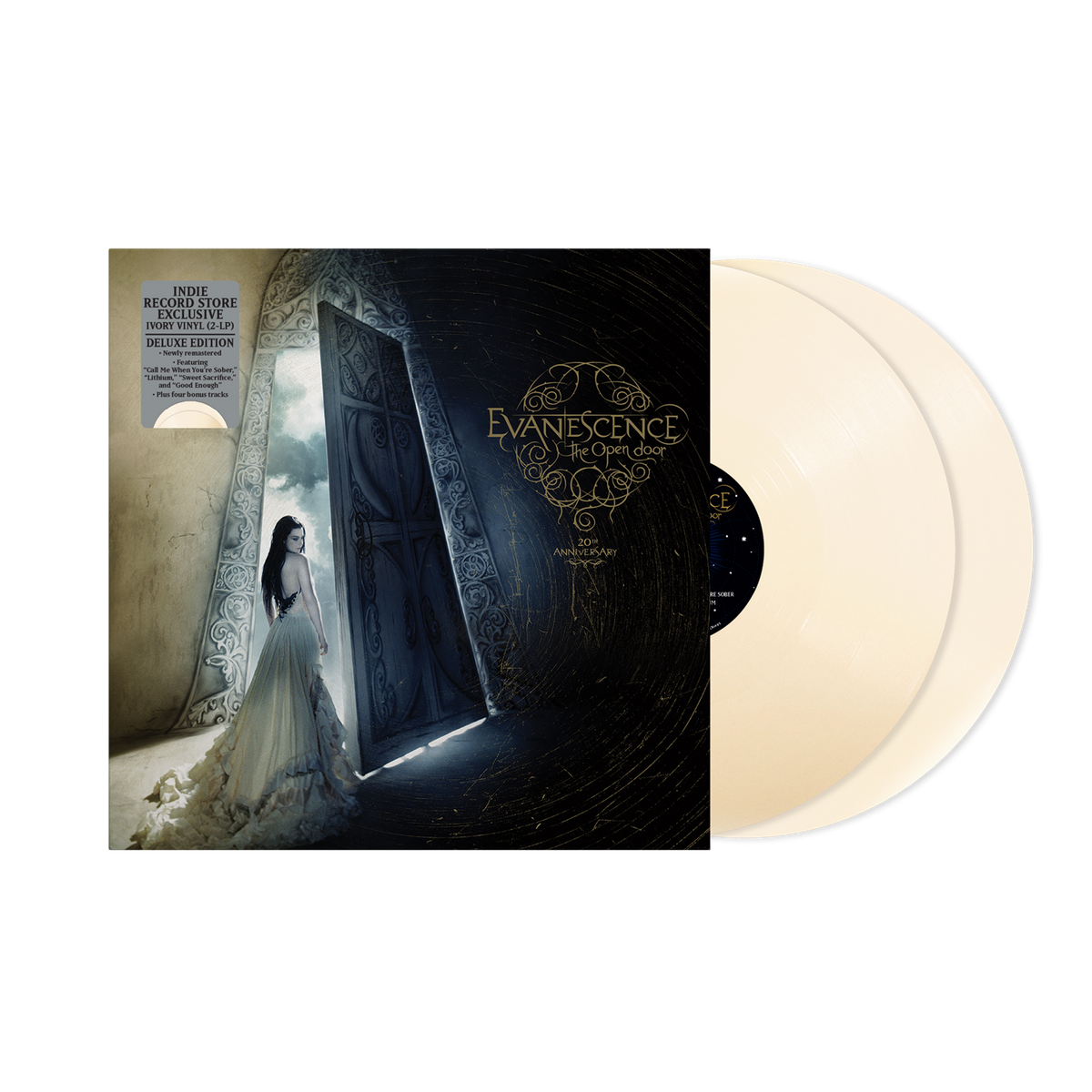 EMBARGO 9/24 PRE-ORDER: Evanescence "The Open Door (20th Anniversary)" 2xLP (Indie Exclusive Ivory Vinyl)