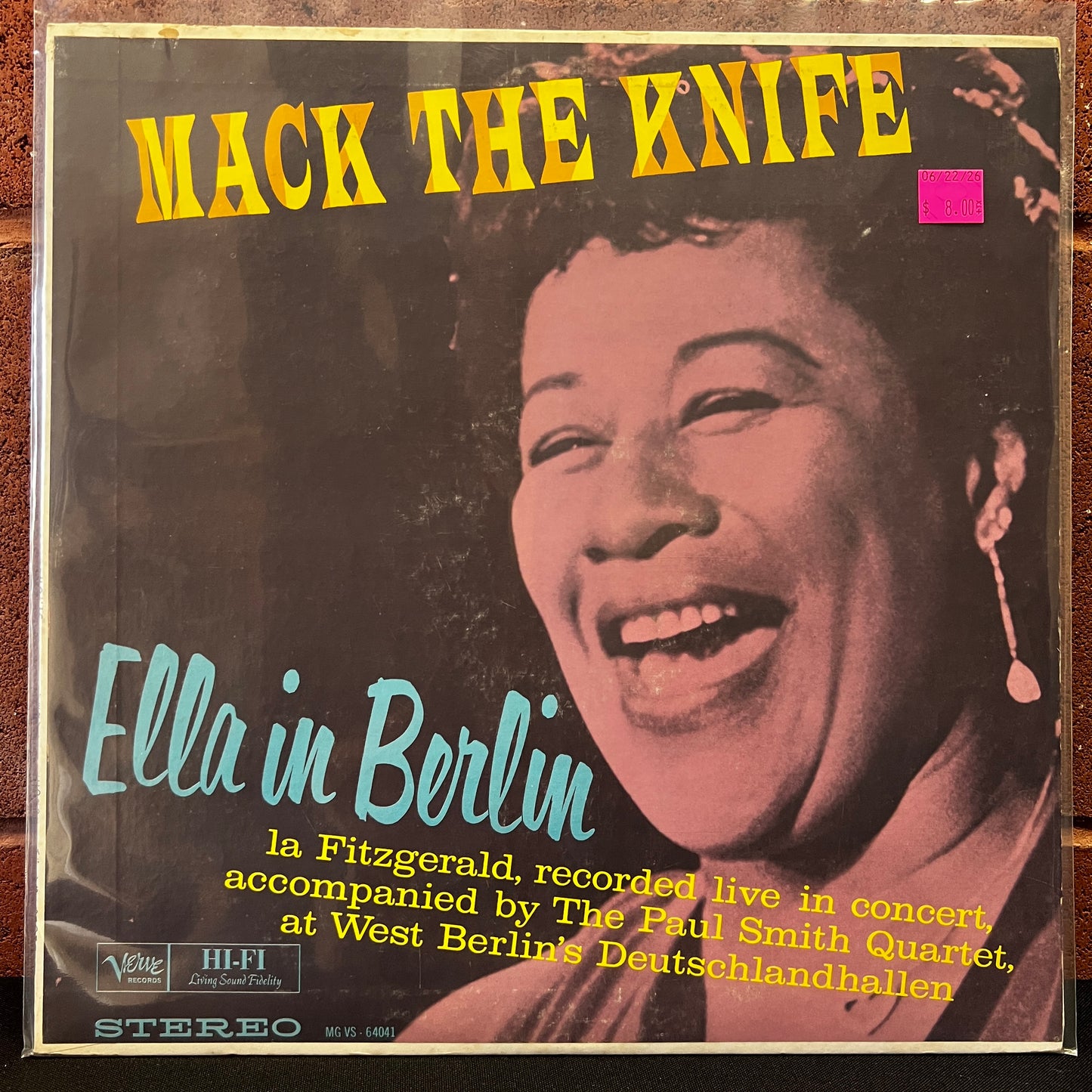 Used Vinyl: Ella Fitzgerald "Mack The Knife - Ella In Berlin" LP