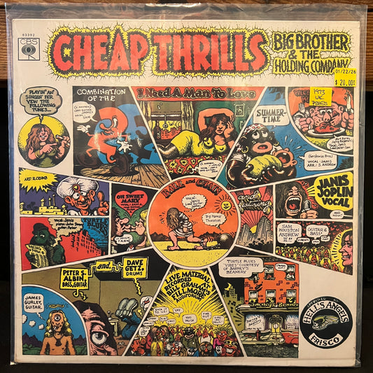 Used Vinyl: Big Brother & The Holding Company "Cheap Thrills" LP (1973 UK Press)